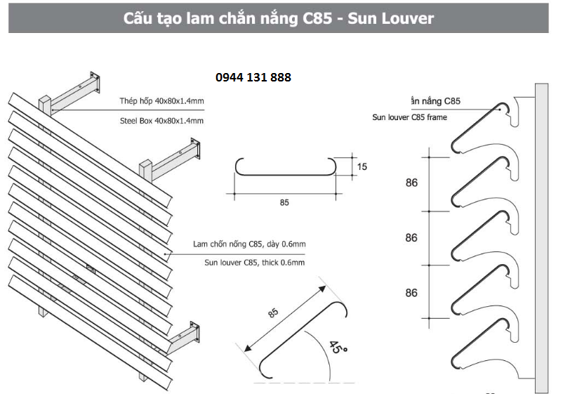 cau tao lam chan nang 85c