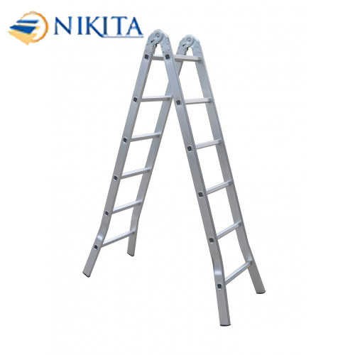 Thang nhôm khóa sập tự động 2M