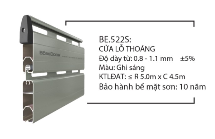Cửa cuốn BossDoor 522S