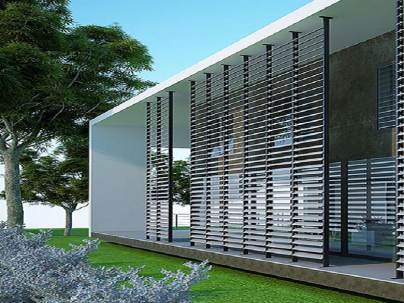 Lam chắn nắng nhôm - Vật liệu không thể thiếu cho các công trình kiến trúc2