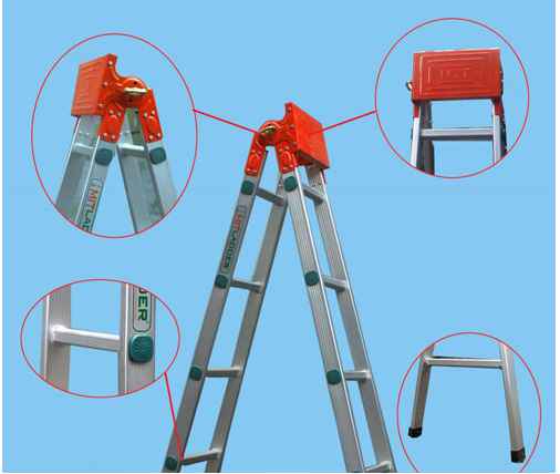 cấu tạo thang nhôm chữ a 2m