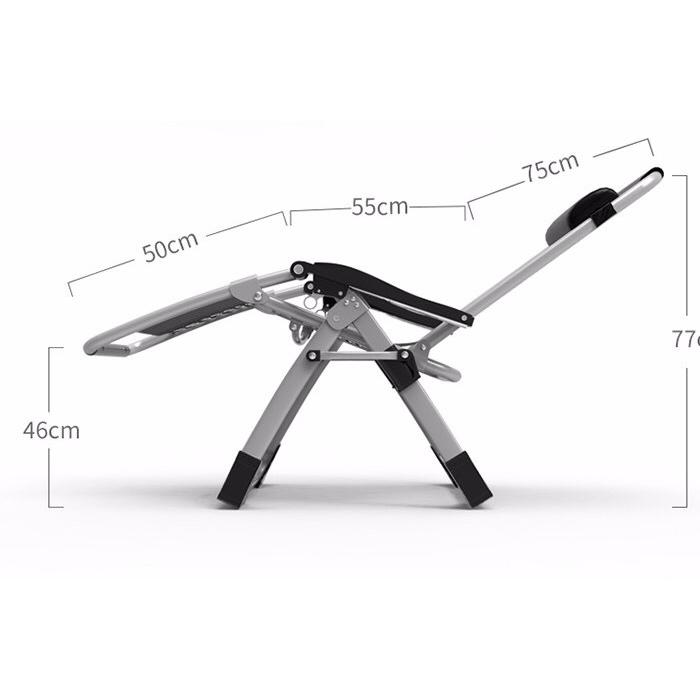 Ghế xếp thư giãn NiNDA G830 có khoá sắt