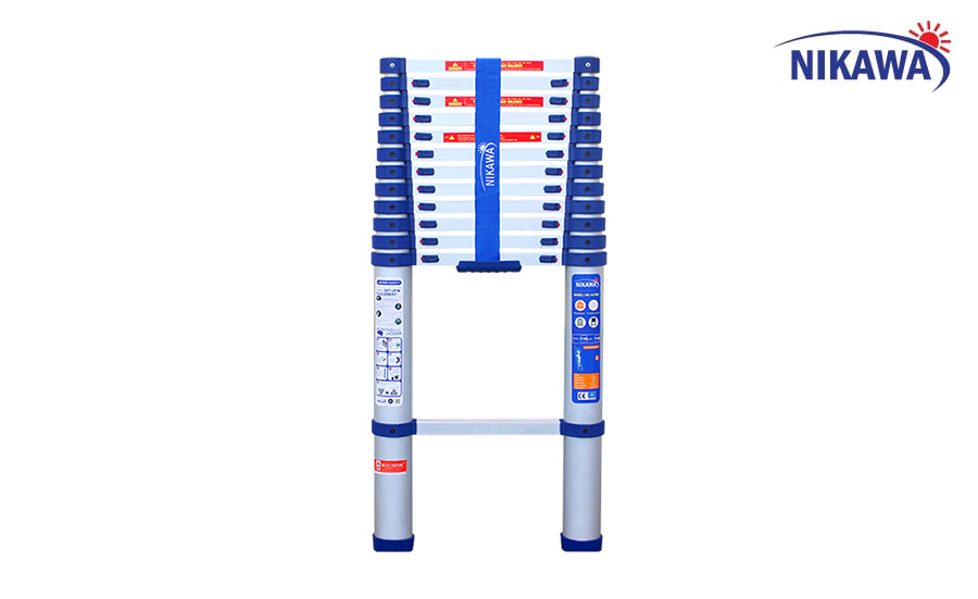 Thang nhôm rút đơn Nikawa NK-44 chiều cao 4,4 m