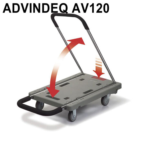Xe đẩy hàng Đài Loan gấp siêu gọn ADVINDEQ AV120 