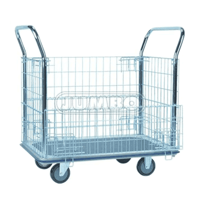 Xe đẩy hàng có lưới bảo vệ JUMBO Thái Lan HB-213