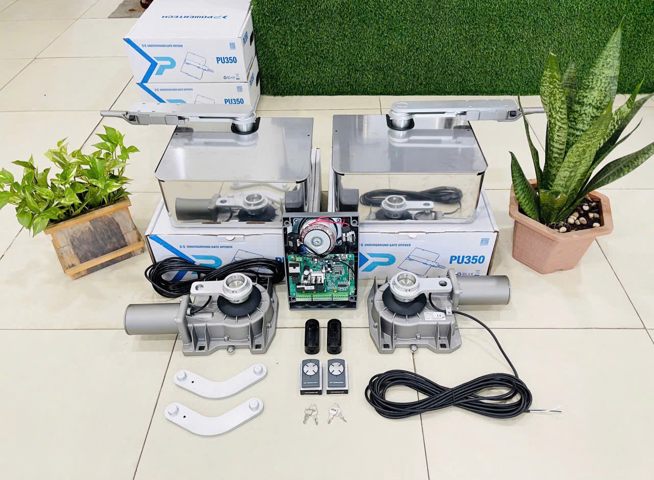 Cổng tự động âm sàn Powertech PU350